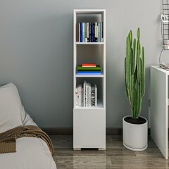 Kirjahylly, Asir, 31x136x29,6 cm, valkoinen hinta ja tiedot | Hyllyt | hobbyhall.fi
