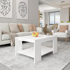 Kahvipöytä, Asir, 90x43,8x60 cm, valkoinen hinta ja tiedot | Sohvapöydät | hobbyhall.fi