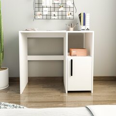 Työpöytä, Asir, 90x77,8x45 cm, valkoinen hinta ja tiedot | Tietokonepöydät ja työpöydät | hobbyhall.fi