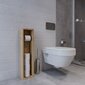 Kylpyhuoneen kaappi, Asir, 25x100x9 cm, ruskea hinta ja tiedot | Kylpyhuonekaapit | hobbyhall.fi
