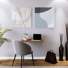 Työpöytä, Asir, 96x40 cm, ruskea hinta ja tiedot | Tietokonepöydät ja työpöydät | hobbyhall.fi