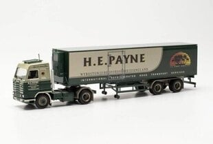 Scania 143 Kühlkoffer-Sattelzug H.E. PAYNE 315661 HERPA 1:87 hinta ja tiedot | Pienoismallit | hobbyhall.fi