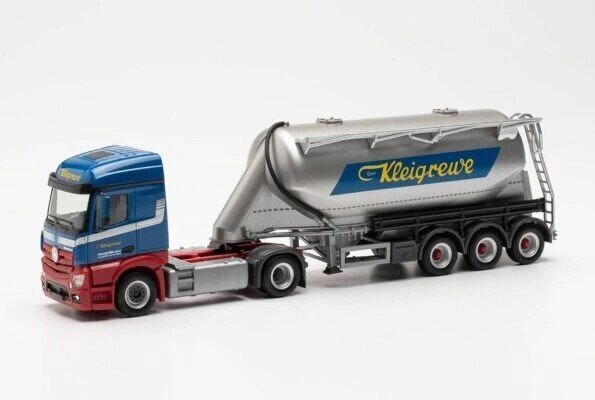 Mercedes-Benz Actros Streamspace 2.3 Eutersilo-Sattelzug Kleigrewe 316132 HERPA 1:87