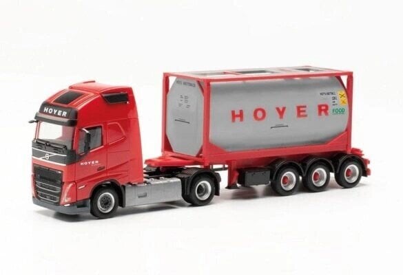 Volvo FH Gl. 20ft Tankcontainer-Sattelzug Hoyer 316316 HERPA 1:87