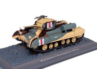 British Infantry Tank Mk.III Valentine II 1941 DEAGOSTINI 1:43 TLB016 hinta ja tiedot | Pienoismallit | hobbyhall.fi