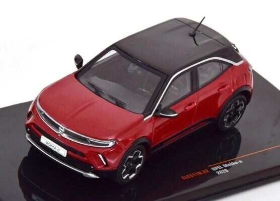 Opel Mokka-e 2020 Dark Red Metallic 1:43 IXO CLC511 hinta ja tiedot | Pienoismallit | hobbyhall.fi