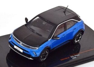 Opel Mokka-e 2020 Blue Metallic 1:43 IXO CLC512 hinta ja tiedot | Pienoismallit | hobbyhall.fi