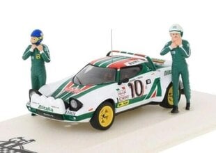 Lancia Stratos HF #10 Winner Rallye Monte Carlo 1976 with Figurines S.Munari/S.Maiga 1:43 IXO SPRM001-76 hinta ja tiedot | Pienoismallit | hobbyhall.fi