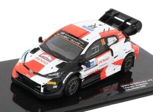 Toyota Yaris Rally1 #18 Rallye Estland 2022 T.Katsuta/A.Johnston 1:43 IXO RAM861 hinta ja tiedot | Pienoismallit | hobbyhall.fi