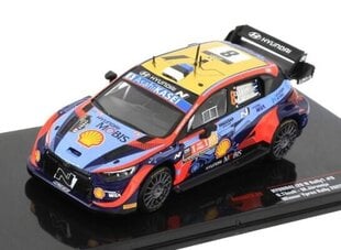 Hyundai i20 N Rally1 #8 Winner Rally Ypern 2022 O.Tanak/M.Järveoja 1:43 IXO RAM872 hinta ja tiedot | Pienoismallit | hobbyhall.fi