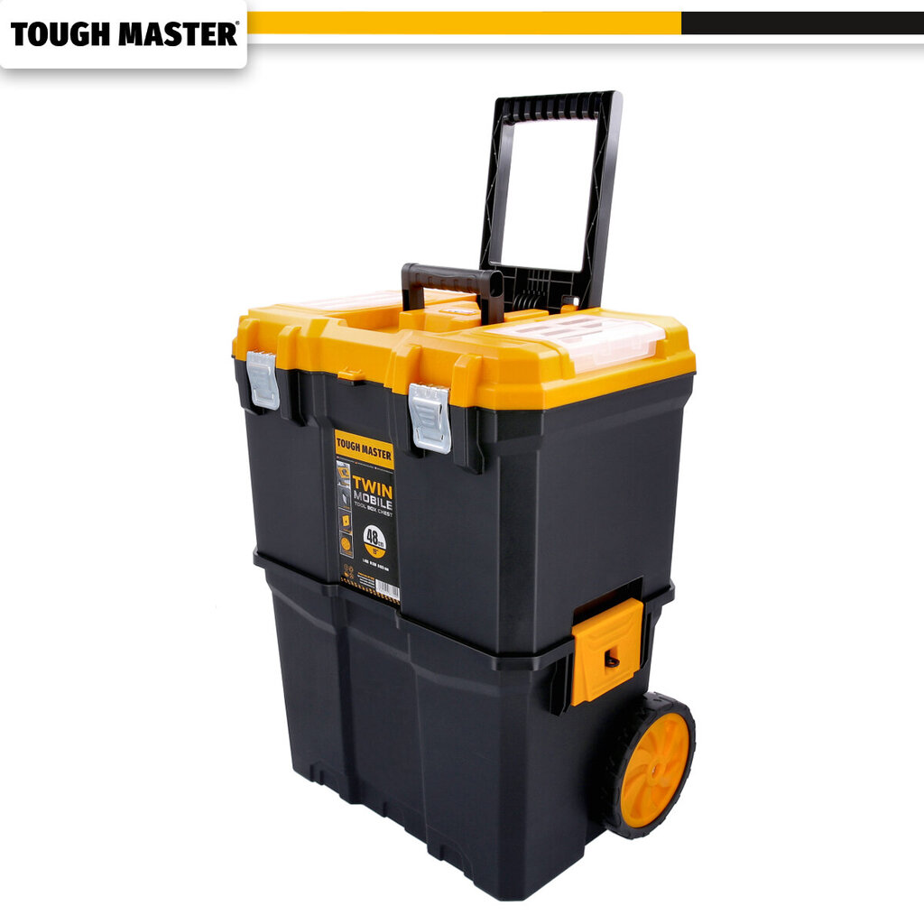 Työkalulaatikko pyörillä 64x51x35cm Tough Master UPT-5039 hinta ja tiedot | Työkalupakit ja muu työkalujen säilytys | hobbyhall.fi