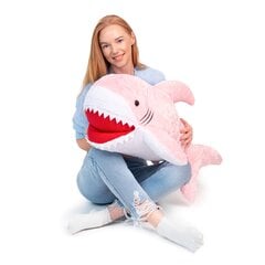 Pehmoleluhai, vaaleanpunainen, 90 cm hinta ja tiedot | Pehmolelut | hobbyhall.fi