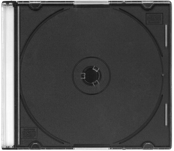Omega CD box Slim PL, musta (44843) hinta ja tiedot | Vinyylilevyt, CD-levyt, DVD-levyt | hobbyhall.fi