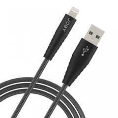 Joby-kaapeli Lightning - USB 1,2m, musta hinta ja tiedot | Puhelinkaapelit | hobbyhall.fi