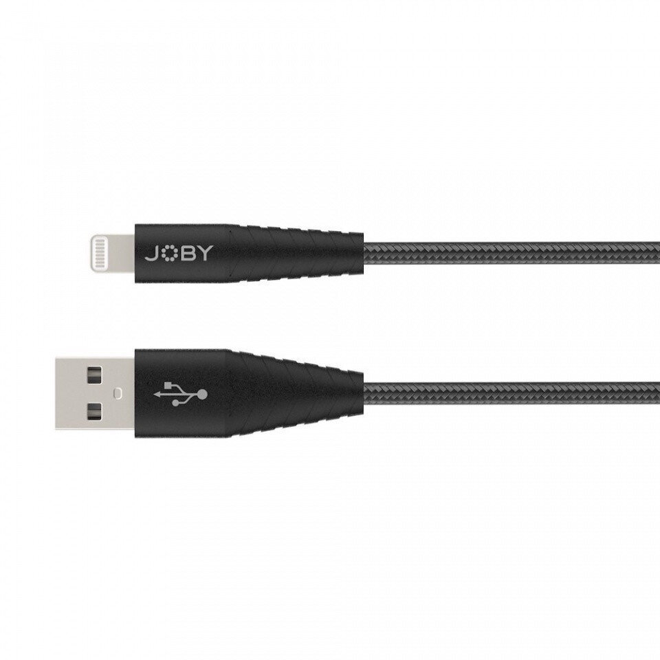 Joby-kaapeli Lightning - USB 1,2m, musta hinta ja tiedot | Puhelinkaapelit | hobbyhall.fi