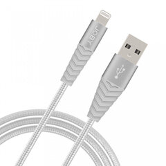 Joby-kaapeli Lightning - USB 1,2m, hopea hinta ja tiedot | Puhelinkaapelit | hobbyhall.fi