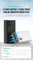 Platinet power bank 30000mAh PD QC LED, musta hinta ja tiedot | Varavirtalähteet | hobbyhall.fi