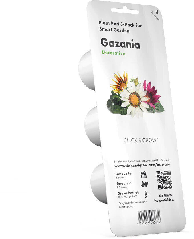 Click & Grow Smart Refill Gasania 3kpl hinta ja tiedot | Kukkien siemenet | hobbyhall.fi