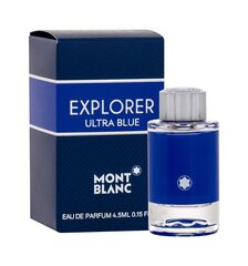 Mont Blanc Explorer Ultra Blue EDP miehille, 4,5 ml hinta ja tiedot | Mont Blanc Hajuvedet ja tuoksut | hobbyhall.fi