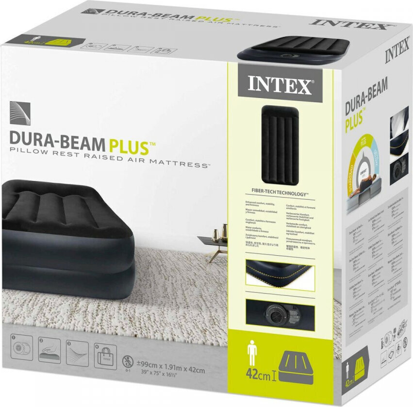 Intex Air Bed Dura-Beam Basic, 99x42x191 cm hinta ja tiedot | Ilmapatjat | hobbyhall.fi