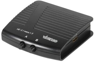 Vivanco-kytkin HDMI 2-porttinen (25349) hinta ja tiedot | Adapterit | hobbyhall.fi