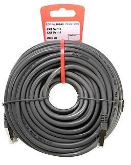 Vivanco Patchcord PS Cat 5e 20m (20245) hinta ja tiedot | Kaapelit ja adapterit | hobbyhall.fi