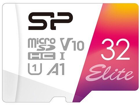 Silicon Power muistikortti microSDHC 32GB Elite + sovitin hinta ja tiedot | Puhelimen muistikortit | hobbyhall.fi