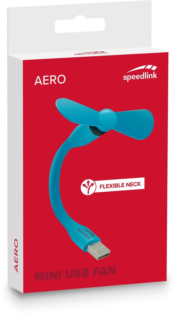 Speedlink tuuletin Aero Mini USB, sininen hinta ja tiedot | Tuulettimet | hobbyhall.fi