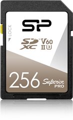 Silicon Power -muistikortti SDXC 256GB Superior Pro UHS-II hinta ja tiedot | Muistitikut | hobbyhall.fi