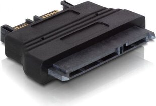 Delock Sata, Sata 22 pin-f-slim Sata 7+6 pin-m hinta ja tiedot | Kaapelit ja adapterit | hobbyhall.fi