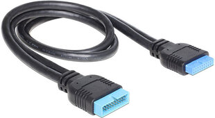 Delock USB 3.0 19Pin Idc20 - Idc20, 45 cm hinta ja tiedot | Kaapelit ja adapterit | hobbyhall.fi