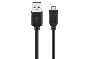 Goobay, USB A - mikro-USB B, 5m hinta ja tiedot | Kaapelit ja adapterit | hobbyhall.fi