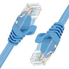 Unitek kaapeli Patchcord UTP CAT.6 BLUE 10M; Y-C813ABL hinta ja tiedot | Kaapelit ja adapterit | hobbyhall.fi