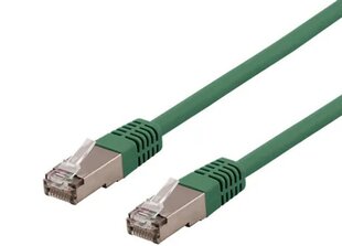 Deltaco S/FTP Cat6, LSZH, 2 m, vihreä hinta ja tiedot | Kaapelit ja adapterit | hobbyhall.fi