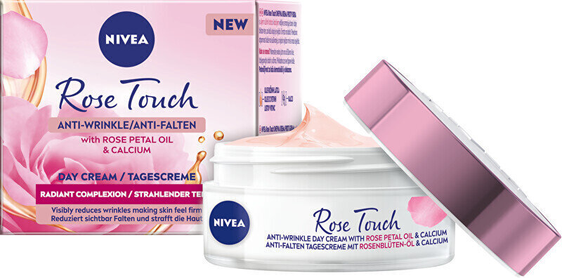 Päivittäinen ryppyjä ehkäisevä voide Nivea Rose Touch, 50 ml hinta ja tiedot | Kasvovoiteet | hobbyhall.fi