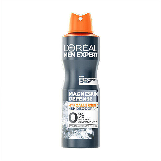 Hypoallergeeninen deodorantti L'Oréal Men Expert Magnesium Defense 150 ml hinta ja tiedot | Deodorantit | hobbyhall.fi