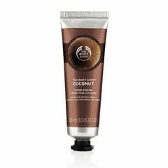 Käsivoide Coconut The Body Shop, 30 ml hinta ja tiedot | Vartalovoiteet ja -emulsiot | hobbyhall.fi