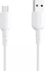 Vipfan USB to Micro USB cable Colorful X11, 3A, 1m (white) hinta ja tiedot | Kaapelit ja adapterit | hobbyhall.fi