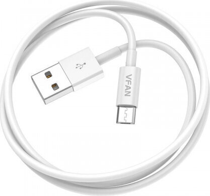 Vipfan USB to Micro USB cable X03, 3A, 1m (white) hinta ja tiedot | Kaapelit ja adapterit | hobbyhall.fi