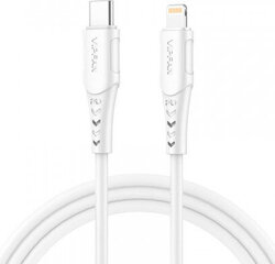 Vipfan USB-C to Lightning cable P04, 3A, PD, 2m (white) hinta ja tiedot | Kaapelit ja adapterit | hobbyhall.fi