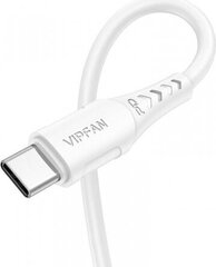 Vipfan USB-C to Lightning cable P04, 3A, PD, 2m (white) hinta ja tiedot | Kaapelit ja adapterit | hobbyhall.fi