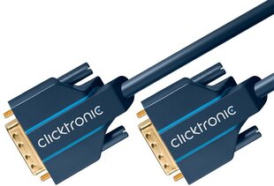 Clicktronic DVI-D Dual Link, 7.5 m hinta ja tiedot | Clicktronic Kodinkoneet ja kodinelektroniikka | hobbyhall.fi