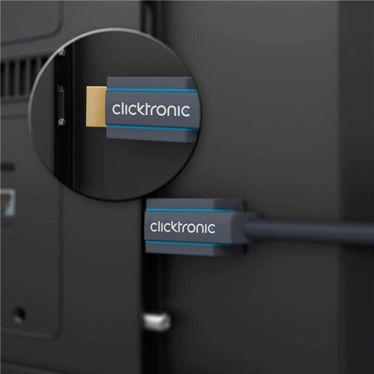 Clicktronic HDMI 2.0, 30 m hinta ja tiedot | Kaapelit ja adapterit | hobbyhall.fi