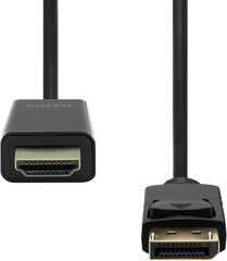 Fujtech DisplayPort/HDMI, 3 m hinta ja tiedot | Kaapelit ja adapterit | hobbyhall.fi