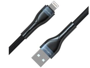 USB-A Lightning johto PremiumCord 10W 1m., musta hinta ja tiedot | Kaapelit ja adapterit | hobbyhall.fi