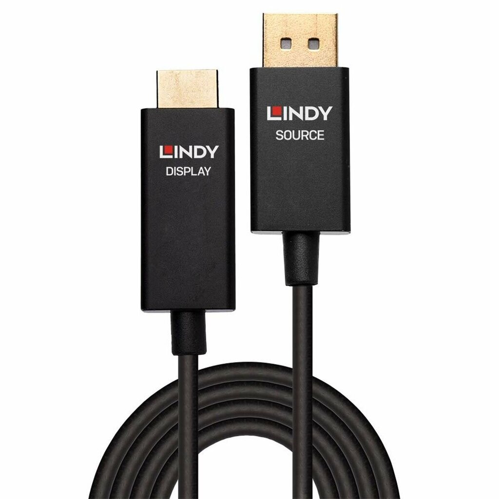 Lindy DisplayPort/HDMI, 3 m hinta ja tiedot | Kaapelit ja adapterit | hobbyhall.fi