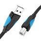 Vention, USB A / USB B, 2m hinta ja tiedot | Kaapelit ja adapterit | hobbyhall.fi