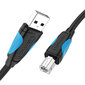 Vention USB 2.0/USB-B, 3 m hinta ja tiedot | Kaapelit ja adapterit | hobbyhall.fi