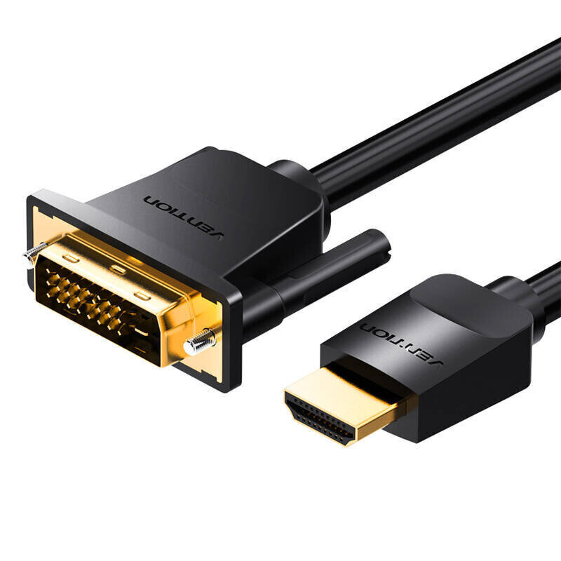 Vention ABFBF, HDMI - DVI, 1 m hinta ja tiedot | Kaapelit ja adapterit | hobbyhall.fi