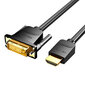 Vention ABFBF, HDMI - DVI, 1 m hinta ja tiedot | Kaapelit ja adapterit | hobbyhall.fi